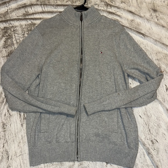 Tommy Hilfiger zip up sweater - Picture 1 of 6